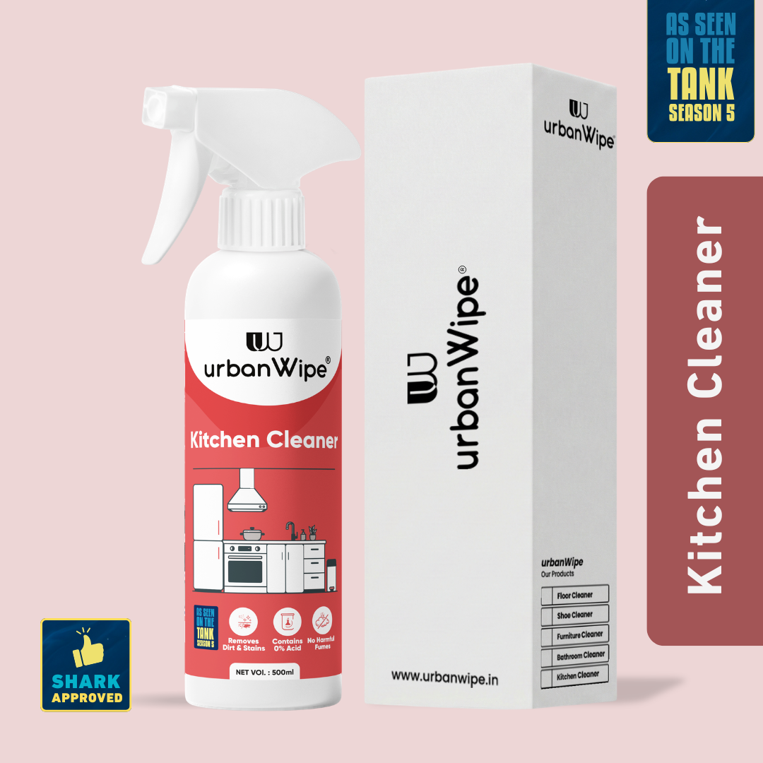 Kitchen Cleaner Spray | Removes Tough Grease, Oil & Kitchen Stains | Acid-Free Multi Surface Kitchen Cleaner