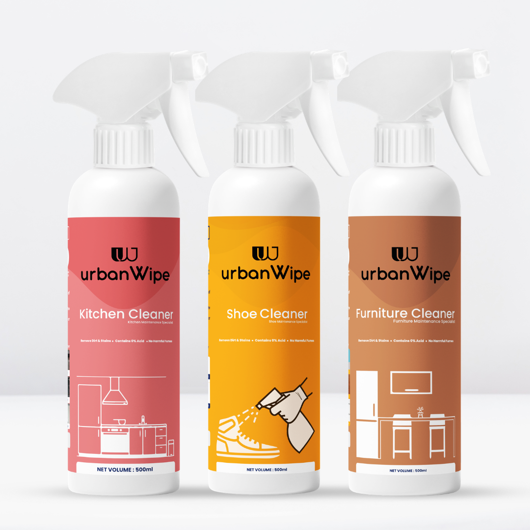 Multi-Care Cleaning Combo – Kitchen, Furniture & Shoes