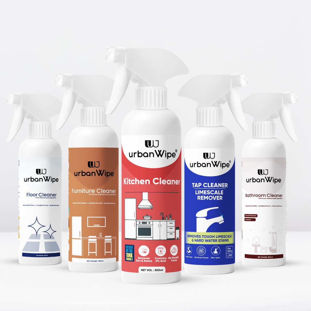 Ultimate Home Cleaning Kit – Kitchen, Bathroom, Floor, Furniture & Tap Cleaner