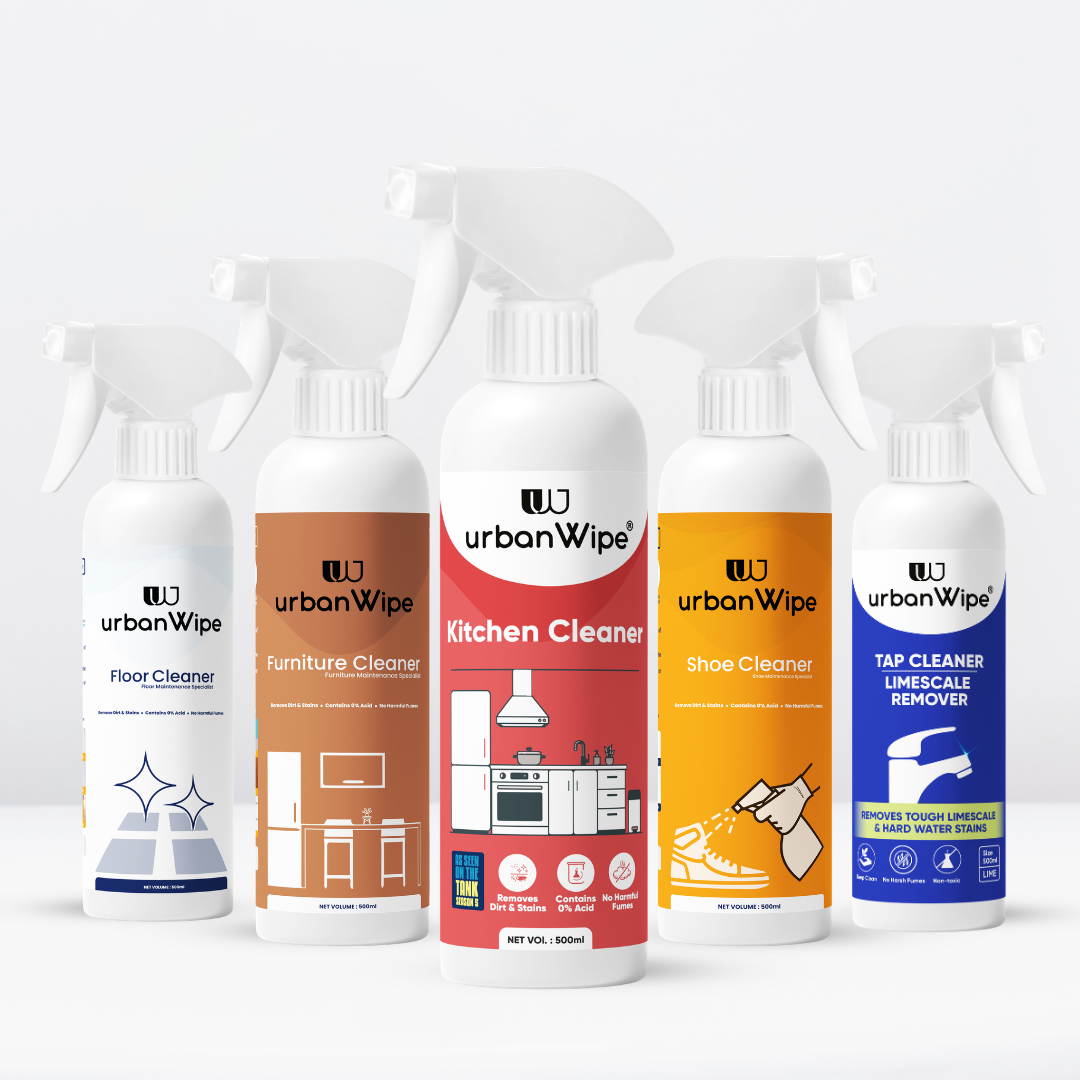 Kitchen & Utility Care Kit – Kitchen, Floor, Tap, Furniture & Shoe Cleaner